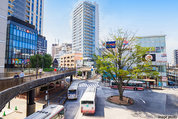 「三鷹」駅南口商業エリア｜武蔵野タワーズ